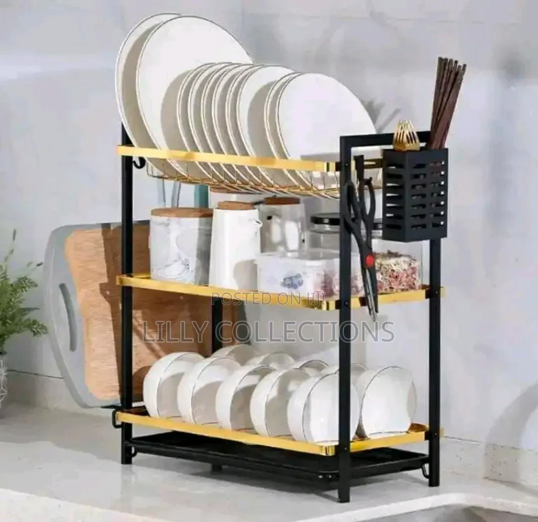 Multi Functional Three Tier Kitchen Rack