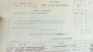 Land in Mengo 0.25 Acres