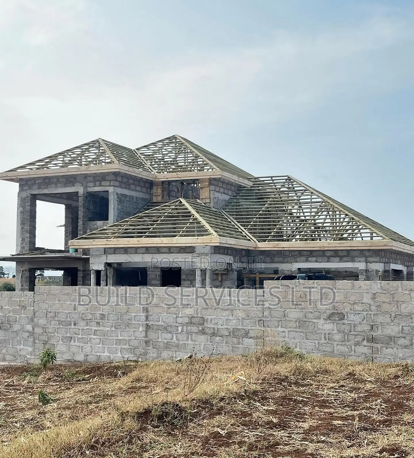 Bungalow Flat House Plan Design | Roofing Services