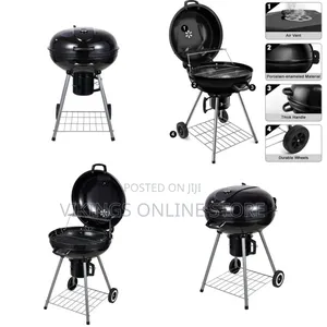 22.5 Inch Charcoal Grill With Large Cooking Grate Heavy Duty Charcoal
