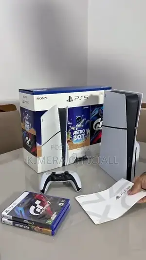 Brand New Ps5 Slim Disc Edition Bundle - Includes 2 Great Games