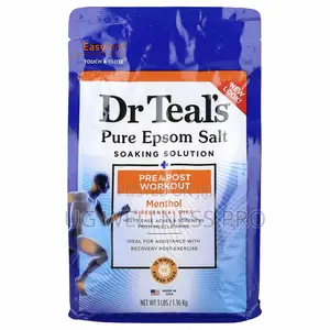 Dr. Teal's Pure Epsom Salt Soaking Solution Pre Post-Workout 1.36 Kg