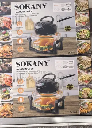 Sokany 13l Halogen Air Fryer Oven With Extender Ring– Large Family
