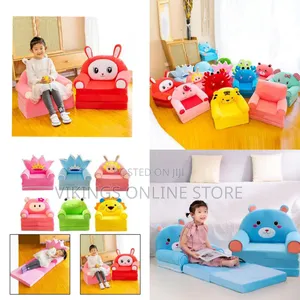Kids Armchair Slipcover Foldable Washable Kids Sofa Cover