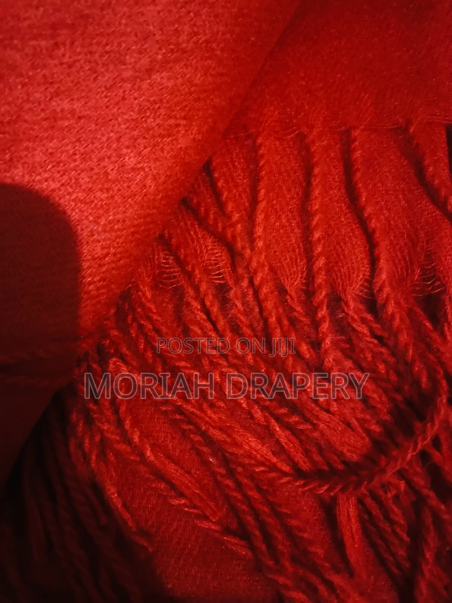 Plain Red Scarf