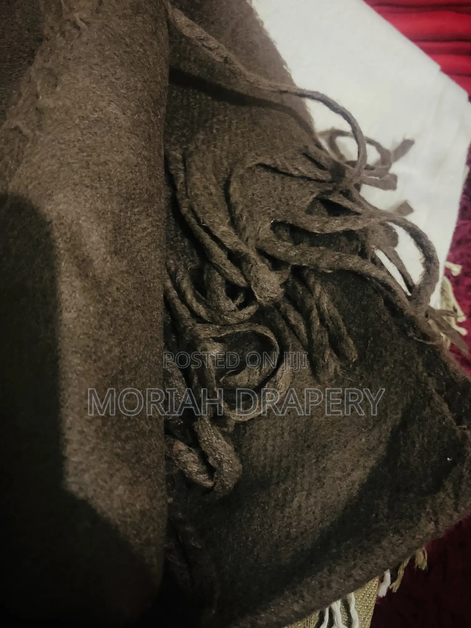 Beige Scarf Brown Scarf