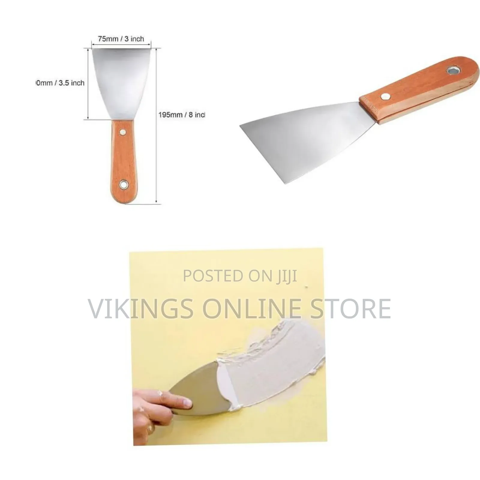 1pcs Stainless Steel Steak Fried Shovel Spatula Pizza Grasping Cutters
