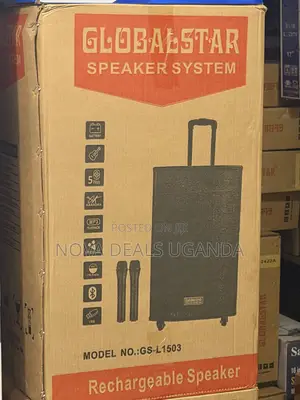 Globalstar Rechargeable Speaker 2wireless Microphones Gs-L1503 Mp3