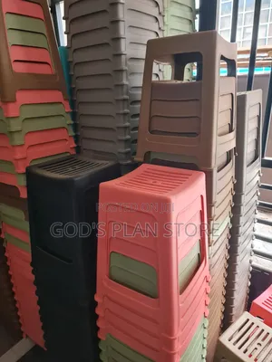 Stripped Seat Plastic Stools Plastic Stools