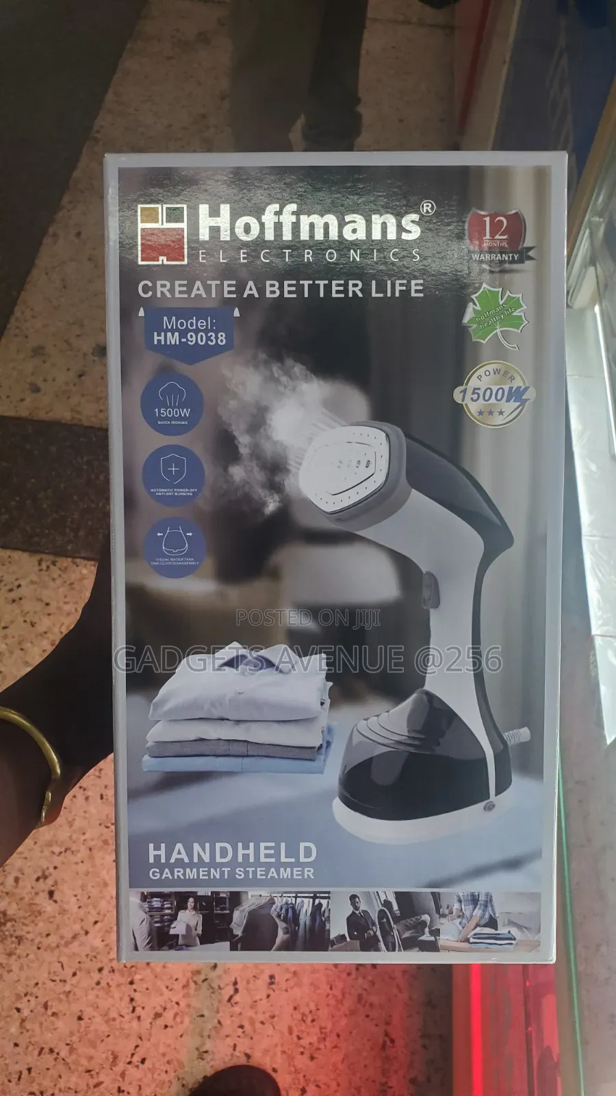 Hoffmans Handheld Garment Steamer