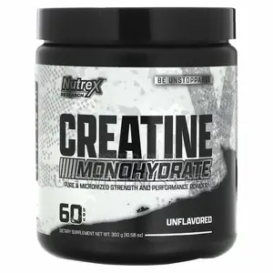 Nutrex Research Creatine Monohydrate, Unflavoured, 300g 60 Servings