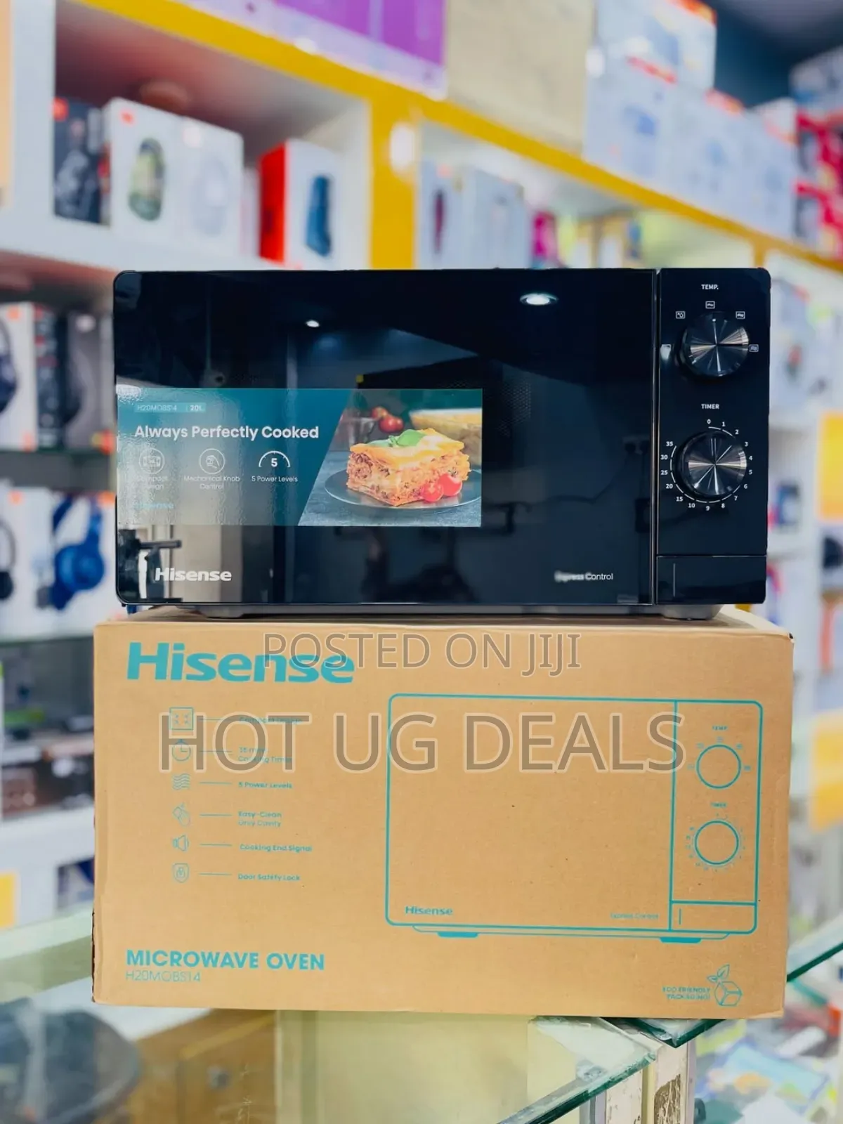 Hisense 20 Liters Microwave 20 L – Silver
