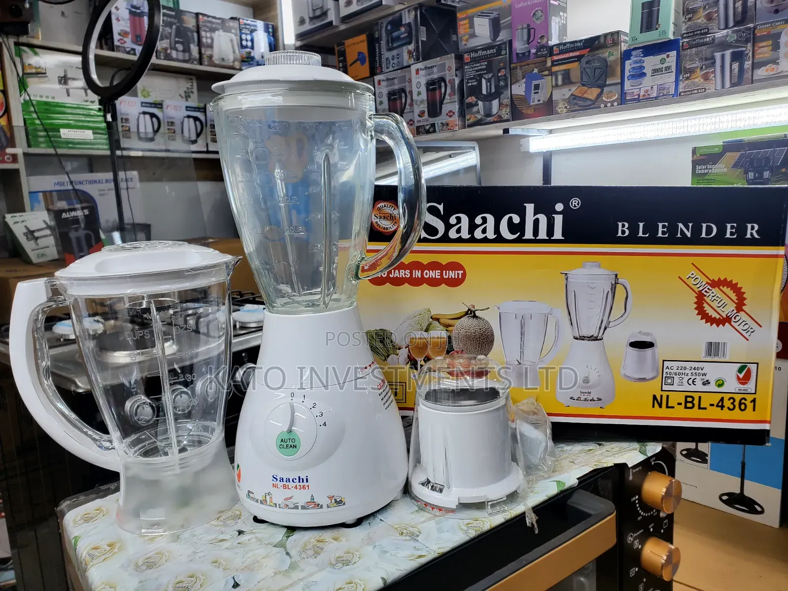 Electric Saachi Two Jars in One Unit Blender