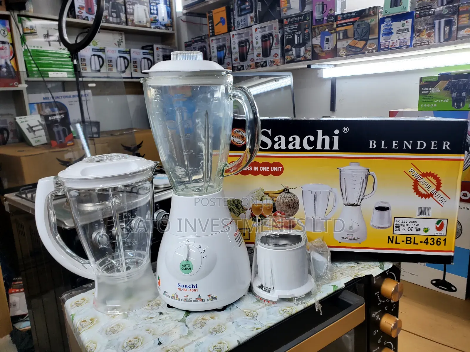 Electric Saachi Two Jars in One Unit Blender