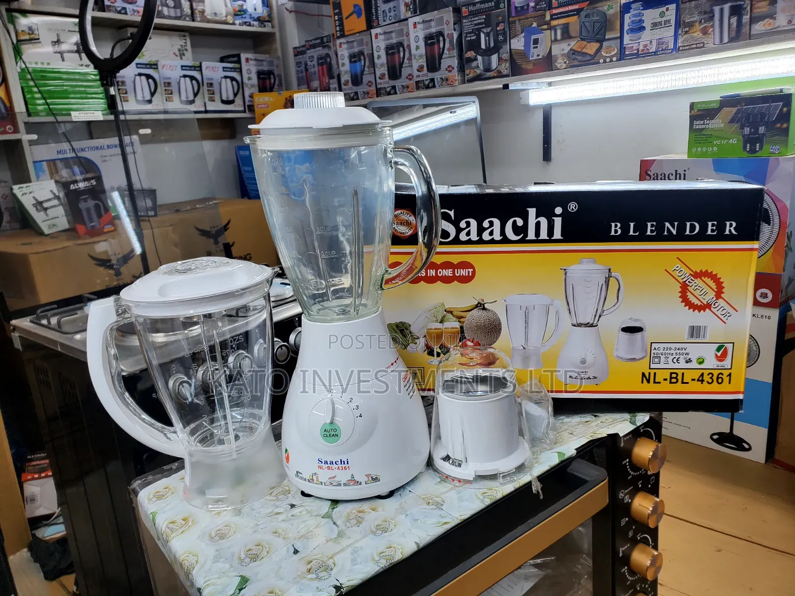 Electric Saachi Two Jars in One Unit Blender