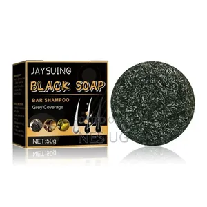 Black Soap Grey Hair Coverage Shampoo Soap -50g