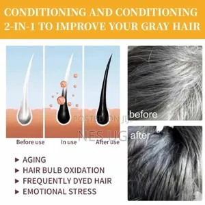 Black Soap Grey Hair Coverage Shampoo Soap -50g