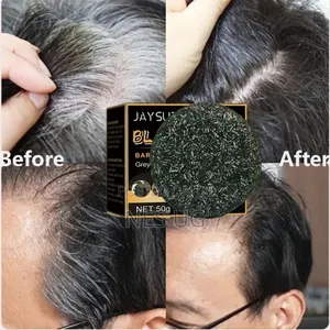 Black Soap Grey Hair Coverage Shampoo Soap -50g