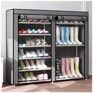 Double Layer Dustproof Shoe Rack