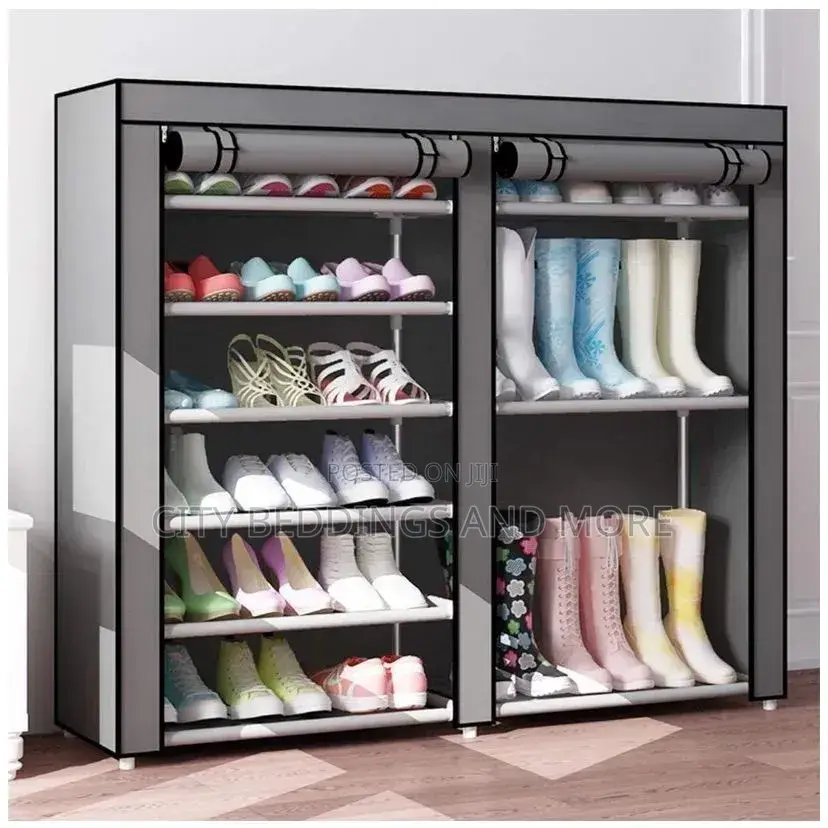 Double Layer Dustproof Shoe Rack