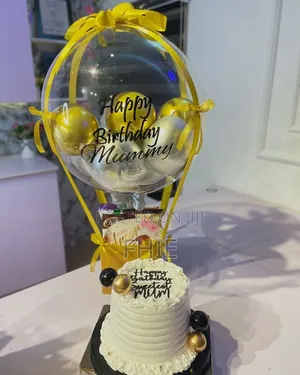 Birthday Cake and Ballon