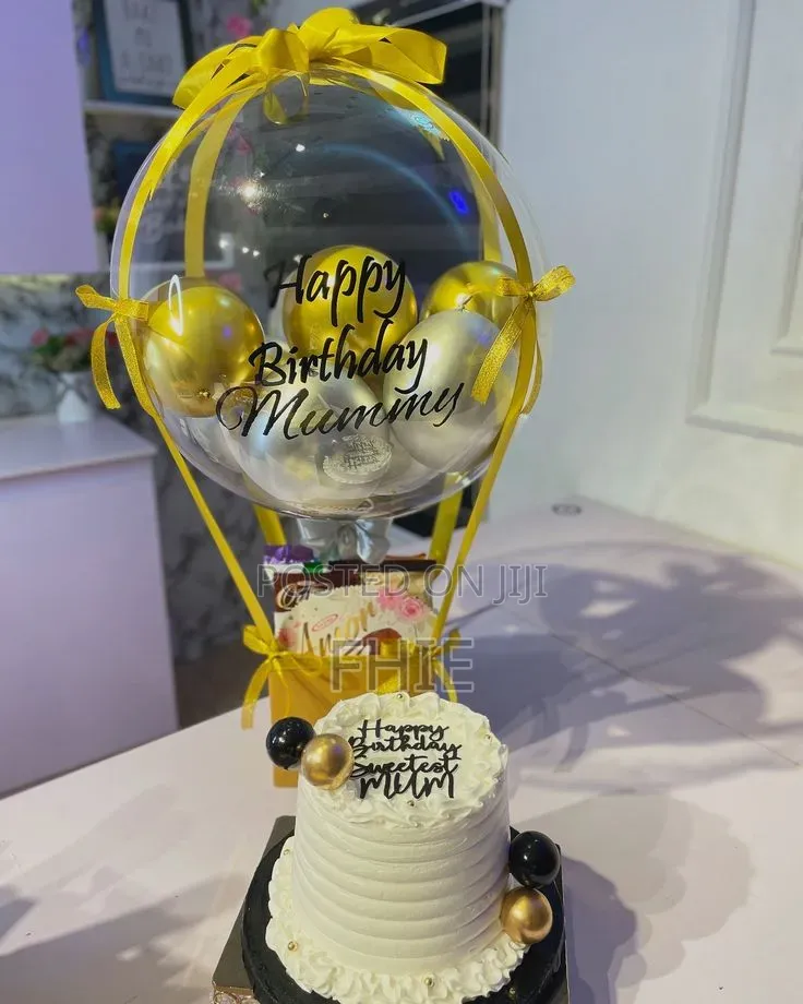 Birthday Cake and Ballon