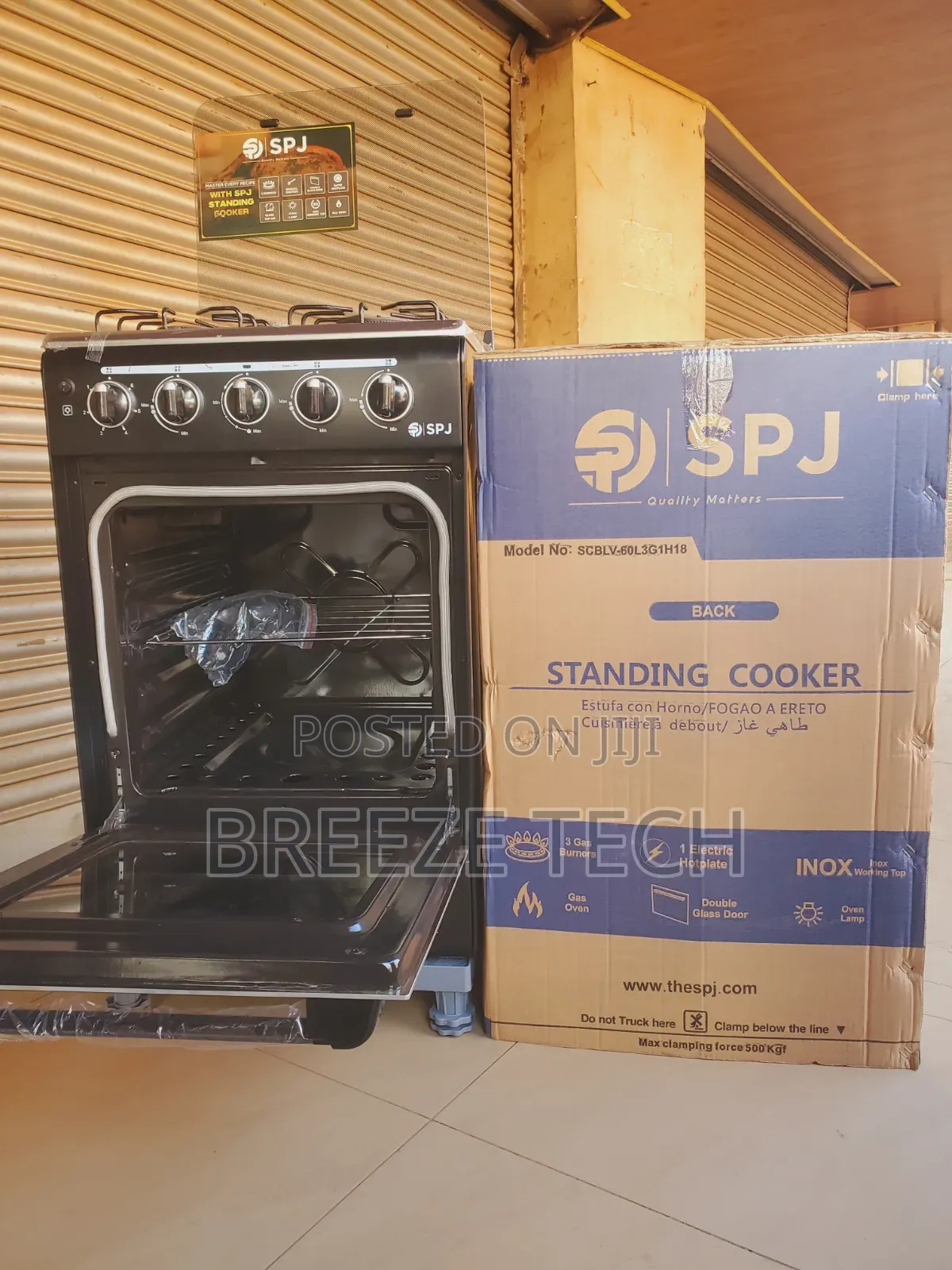 Spj Gas Cooker 3gas 1 Electric