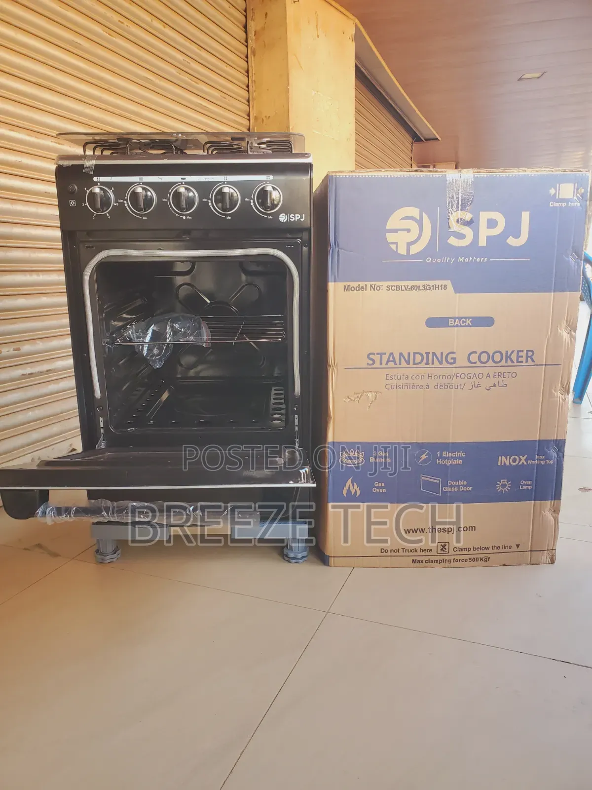 3+1 Gas Cooker Oven SPJ