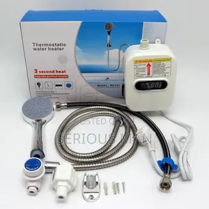 3500w Instant Electric Tankless Water Heater Set