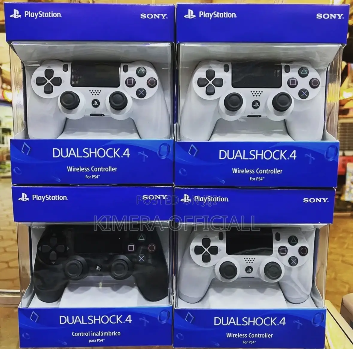 The Official Sony Playstation 4 Dualshock 4 Wireless Controller.