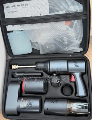 4-in-1 Car Care Kit, Featuring a Cordless Pressure Washer Gun
