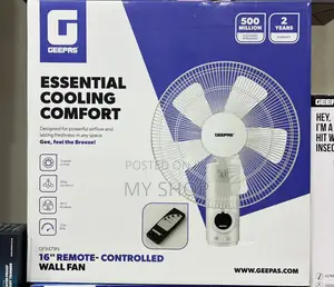 Wall Fan 16” Remote - Controlled