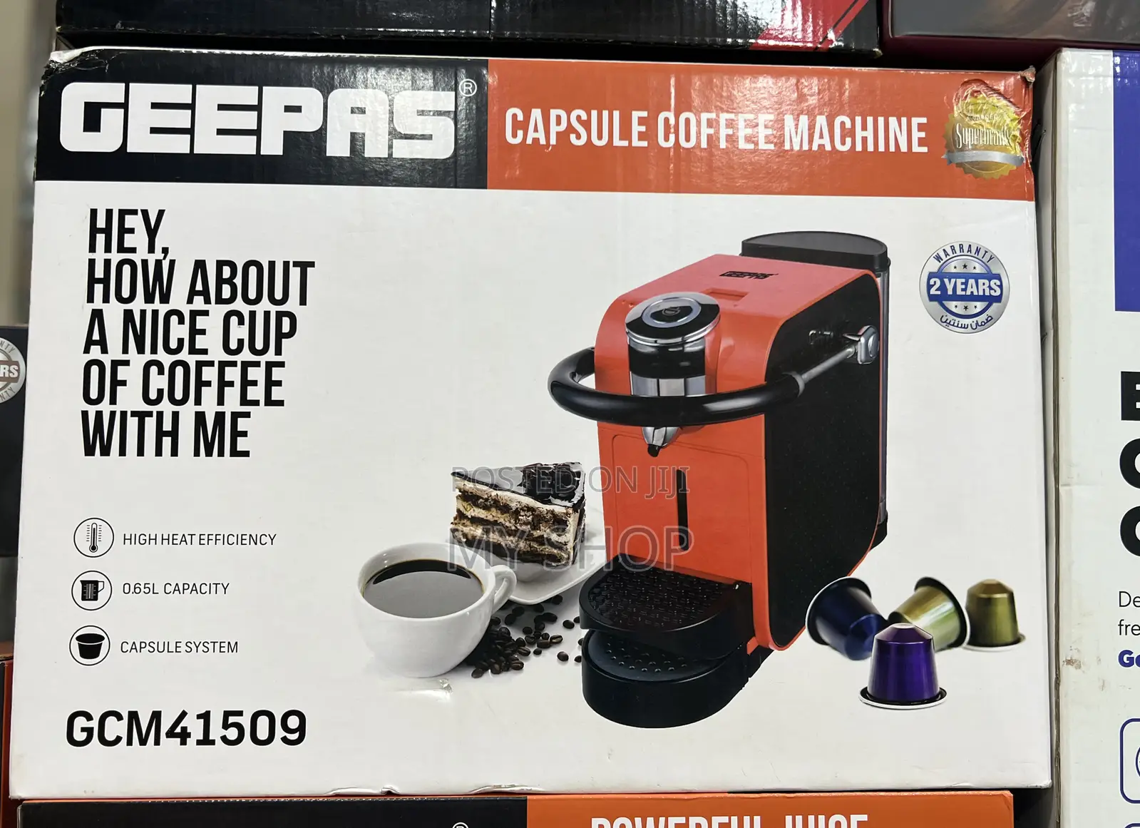 Capsule Coffee Machine - Geepas