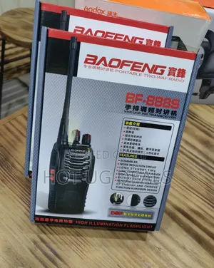 Baofeng Walkie Talkie Radio With, Usb-c Charge Port, Pair Of Two