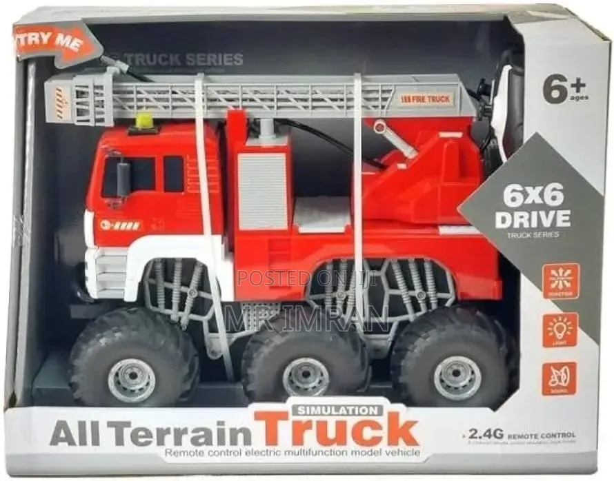 Creative Remote-Controlled Fire Truck