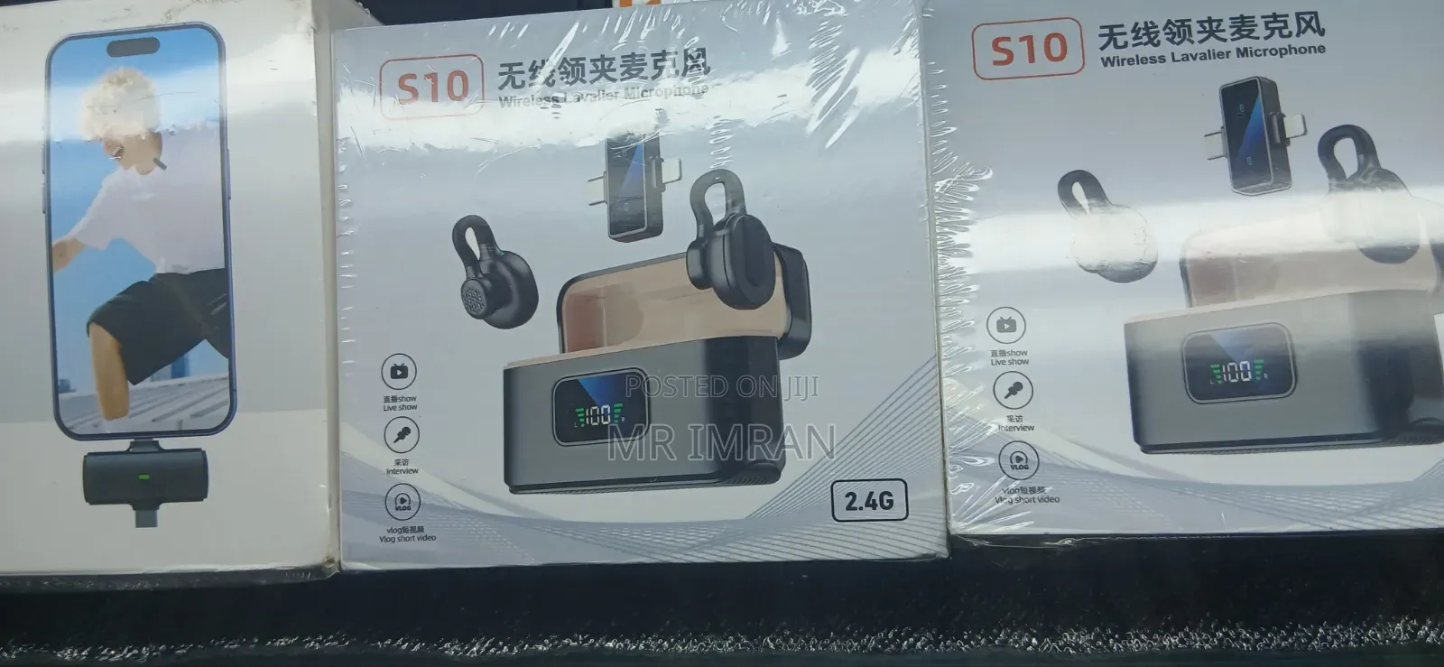 S10 Wireless Lavalier Microphone Set