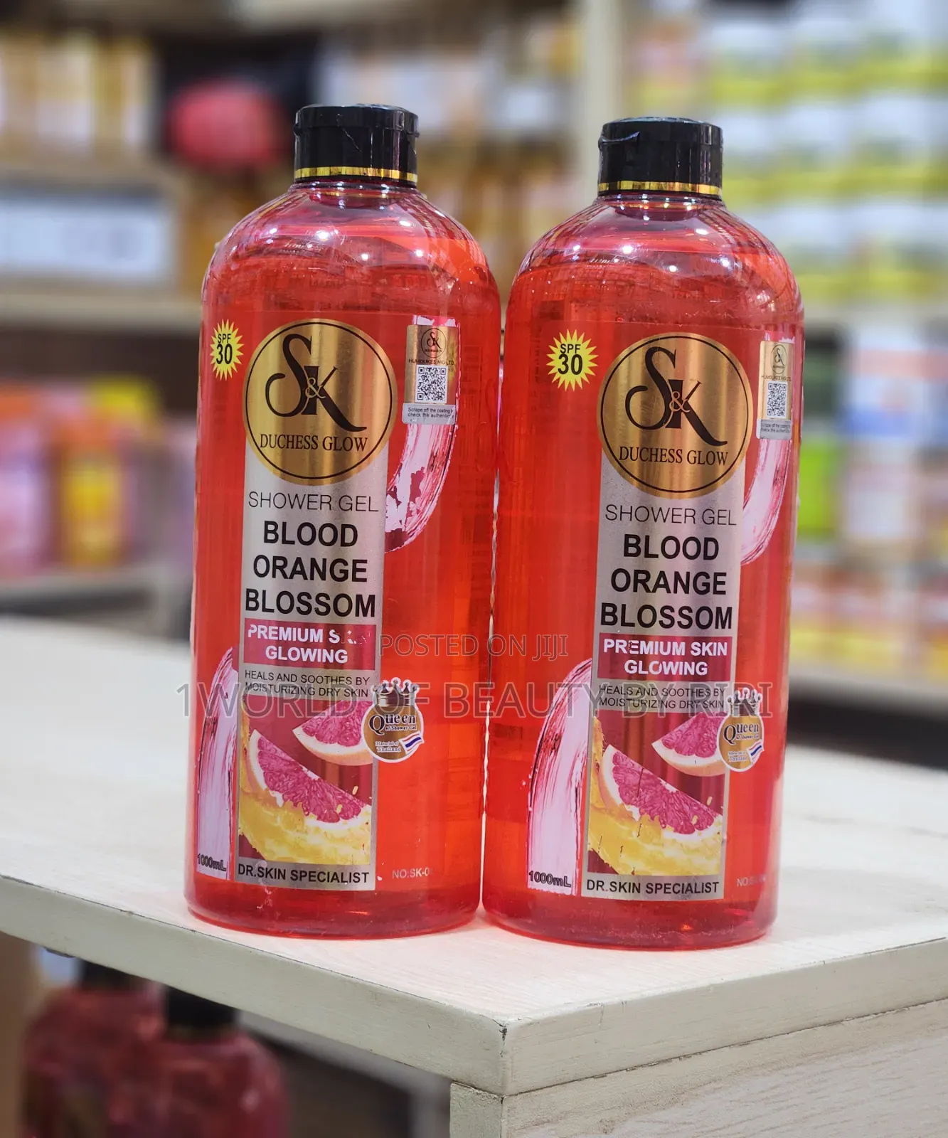 Duchess Glow Blood Orange Blossom Shower Gel