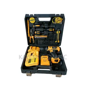 Mthl Complete Cordless Drill Tool Kit Set And 2 Rechargeable Batteries