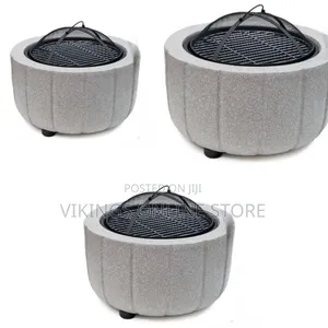 Outdoor Fire Pit Heating Brazier- Large Bonfire Wood Stove Burning