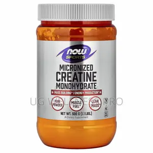 Now Foods Sports, Micronised Creatine Monohydrate, 500 G 119 Servings