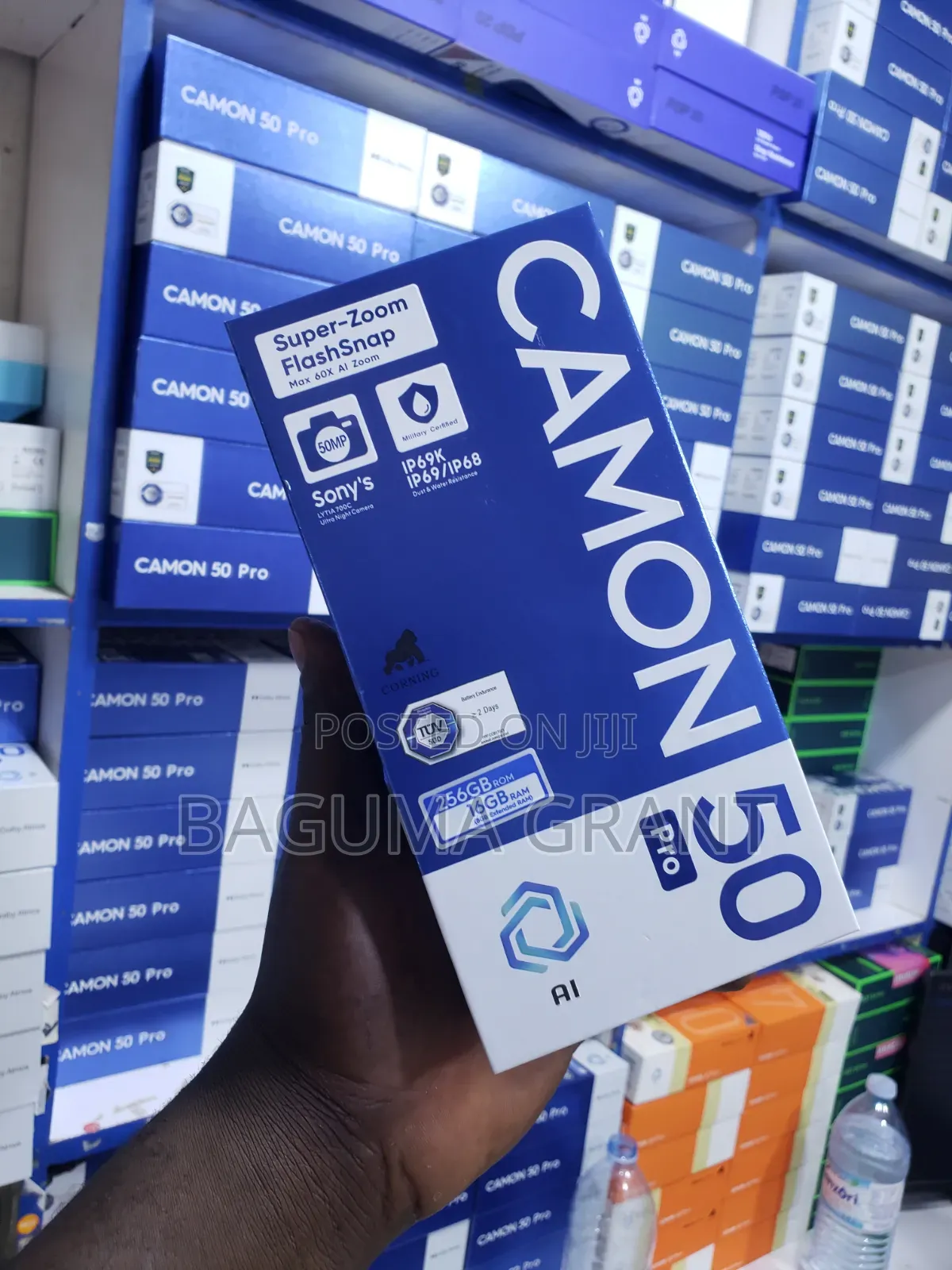 New Tecno Camon 50 Pro 256 GB Gray
