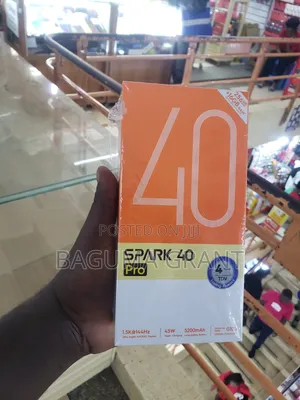 New Tecno Spark 40 Pro 256 GB Black