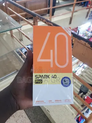 New Tecno Spark 40 Pro 256 GB Black