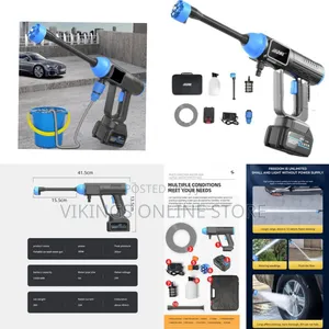Portable Cordless High-Pressure Cleaner, High-Pressure Cleaner Gun