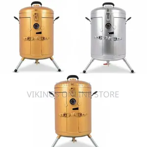 Char-Broil Bullet Charcoal Smoker Barbecue Barrel, Hanging Stove