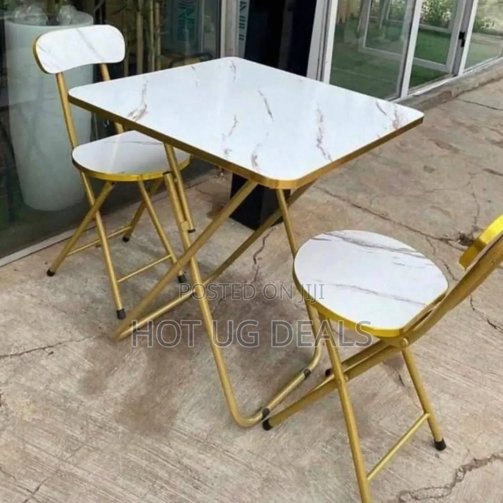Foldable Table and 2 Chair Set