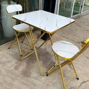 Foldable Table and 2 Chair Set