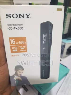Sony Voice Recorder Icd-Tx 660