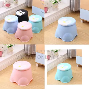 Portable Children's Fishing Penguin Stool Living Room Furniture