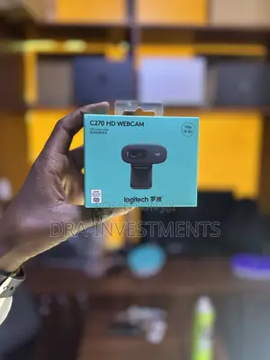 Genuine Logitech C270 Hd Webcam – Clear Video Calls Online Meetings